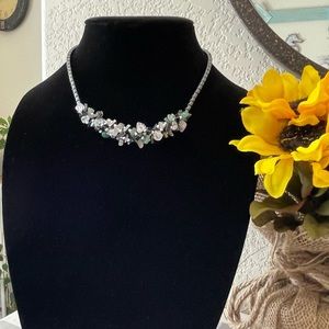 Hematite & Semi-Precious Stone Necklace